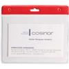 Porta Badge Alter in PVC Trasparente 11x9,5cm Personalizzate o neutre