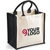 Westford Mill Printers Jute Midi Shopper 100% Cotone 14L 30x30x19cm 270g/m² Personalizzate o neutre