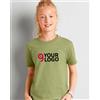 Gildan T-shirt bambino cotone ring-spun regular fit Personalizzate o neutre