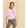 Fruit of the Loom Polo bambino regular 65% poliestere 35% cotone 150g - Easy Care Personalizzate o neutre