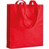 Shopper natalizia in TNT termosaldato con soffietto Personalizzate o neutre