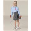 JHK Polo bimbo unisex 100% cotone, manica lunga, regular fit, vari colori Personalizzate o neutre