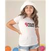 JHK T-shirt a manica corta da bambina in cotone 100% regular fit Personalizzate o neutre