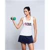 JHK Canotta sportiva donna ARUBA 100% poliestere, taglio vogatore Personalizzate o neutre