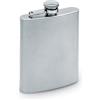 SLIMMY FLASK fiaschetta metallo satinato 175ml compatta 124g Personalizzate o neutre
