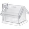 MYBANK Salvadanaio Casa in plastica, 10x8,5x9 cm Personalizzate o neutre