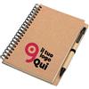 Notebook in carta riciclata con penna Bloquero Personalizzate o neutre