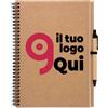 BLOQUERO PLUS Notebook eco con penna blu, 140 pagine, 26x19 cm Personalizzate o neutre