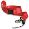 Porta badge nylon con moschettone e sgancio sicuro Personalizzate o neutre