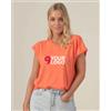 JHK T-shirt donna cotone 100% leggera girocollo ampia - Personalizzate o neutre