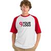 B&C Collection T-shirt Baseball Colorata 100% Cotone 180g Regular Fit Personalizzate o neutre