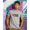 B&C Collection B&C Inspire T-shirt Uomo 100% cotone bio 140g No Label Medium Fit Personalizzate o neutre