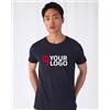 B&C Collection B&C Inspire Slub T-shirt Uomo Cotone Organico Melange 120g Personalizzate o neutre