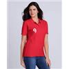 Gildan Polo Donna Double Pique Softstyle 100% Cotone No Label Bianco Personalizzate o neutre