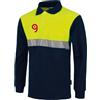 Workteam Polo Alta Visibilità Cotone Bicolore con Tasca Blue-Yellow Personalizzate o neutre