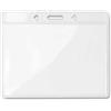 BADGY Porta badge trasparente in PVC, leggero e resistente Personalizzate o neutre
