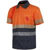 Workteam Polo alta visibilità Classe 1 gialla, 100% poliestere Personalizzate o neutre