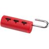 Lucchetto Rosso Metallo 1,7x6cm con Combinazione Valigia Personalizzate o neutre