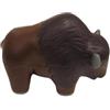 Antistress Bufalo in poliuretano 34g marrone per promozione farm Personalizzate o neutre