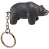 Portachiavi antistress Orso in poliuretano espanso - 10g 4,7x3x6,8cm Personalizzate o neutre
