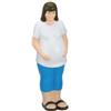 Antistress donna incinta in poliuretano 34g, misura 13.5cm Personalizzate o neutre
