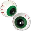 Bulbo Oculare Antistress in Poliuretano Colore Bianco 5.8 cm Personalizzate o neutre