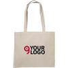 Shopper Cotone da 220g a Manici Lunghi Soffietto Personalizzate o neutre