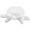 Antistress Vertebra in poliuretano bianco 34g 4.2x8.5x4.2cm Personalizzate o neutre