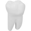 Molare Antistress in poliuretano bianco 10.5x5.4cm Personalizzate o neutre