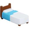 Antistress Letto in poliuretano 34g, bianco, compatto e leggero Personalizzate o neutre