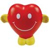 Antistress Cuore rosso con mani e piedi in poliuretano - 34g Personalizzate o neutre