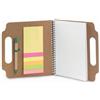 Block Notes Makron in cartone riciclato con penna e note adesive Personalizzate o neutre
