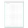 Block Notes A4 50 Fogli Quadretti 1x1cm Carta 260gr Personalizzate o neutre