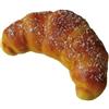 Croissant Antistress in poliuretano con glassa, 4x12x7 cm, 34g Personalizzate o neutre