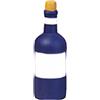Antistress a forma di bottiglia di vino in poliuretano 34g Personalizzate o neutre