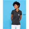 Sol's Polo donna Phoenix in cotone ed elastan, sfiancata, 5 bottoni Personalizzate o neutre