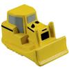 Bulldozer Antistress in poliuretano giallo, 34g, 5.3x8.7x5.5 cm Personalizzate o neutre