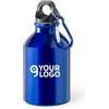 Borraccia Henzo 330ml in Alluminio Colorata con Moschettone Personalizzate o neutre
