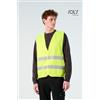 Sol's Secure Pro Gilet Alta Visibilità Unisex, Velcro, ISO 20471, Poliestere Personalizzate o neutre