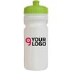 Borraccia 500ml BPA Free bianca con tappo colorato Personalizzate o neutre
