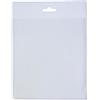 Porta badge trasparente in PVC 15x11cm | Leggero Personalizzate o neutre