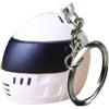 Portachiavi antistress Casco in poliuretano espanso, 3x3x4 cm Personalizzate o neutre