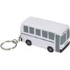 Portachiavi antistress Bus giallo in poliuretano 7x2.8x3.5cm Personalizzate o neutre