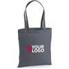 Westford Mill Shopper Premium Cotton 100% cotone 38x42cm 200g manici lunghi Personalizzate o neutre
