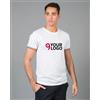 JRC T-shirt cotone Girocollo Udine, Maniche Tricolore Personalizzate o neutre