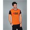 JRC T-shirt Lisbona cotone 100% maniche e colletto a contrasto Personalizzate o neutre