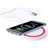 Radik Caricatore Wireless Bicolore LED, Base Antiscivolo 7cm Personalizzate o neutre