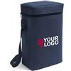 Borsa termica Neos in poliestere nera, 2x1,5L, tracolla regolabile Personalizzate o neutre