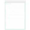 Blocco Note A4 50 Fogli a Righe in Carta Bianca 260gr di Personalizzate o neutre
