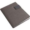Quaderno organizer A5 Bravo in tessuto mélange, 14.8x21cm Personalizzate o neutre